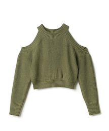 ミストレアス　オープンショルダーニットトップス GRL（グレイル）の「オープンショルダーニットトップス（ニット