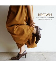 ZUCCOTTO | スクエアトゥレ－スアップパンプス(パンプス)