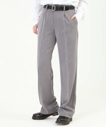 BOYSHE | ロングワイドスラックス　グレー【2 size】(スラックス)