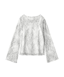 GRL | キャミソール付きフラワーレーストップス(Tシャツ/カットソー)