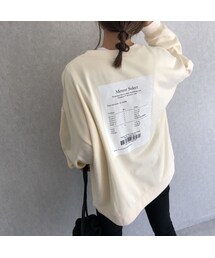 copine | 【10月13日再々入荷！】ゆるっとオーバーサイズ！バックプリントスウェット(3color)【クリックポスト対象商品】(スウェット)