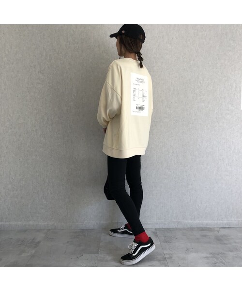 copine（コピン）の「再々入荷！ゆるっとオーバーサイズ！バックプリントスウェット(3color)【クリックポスト対象商品】（スウェット・レディース・その他）」の10枚目の写真