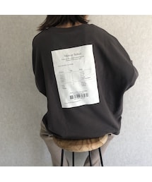 copine | 再々入荷！ゆるっとオーバーサイズ！バックプリントスウェット(3color)【クリックポスト対象商品】(スウェット)