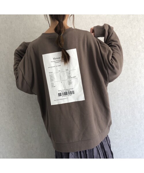 copine（コピン）の「再々入荷！ゆるっとオーバーサイズ！バックプリントスウェット(3color)【クリックポスト対象商品】（スウェット・レディース・その他）」の5枚目の写真