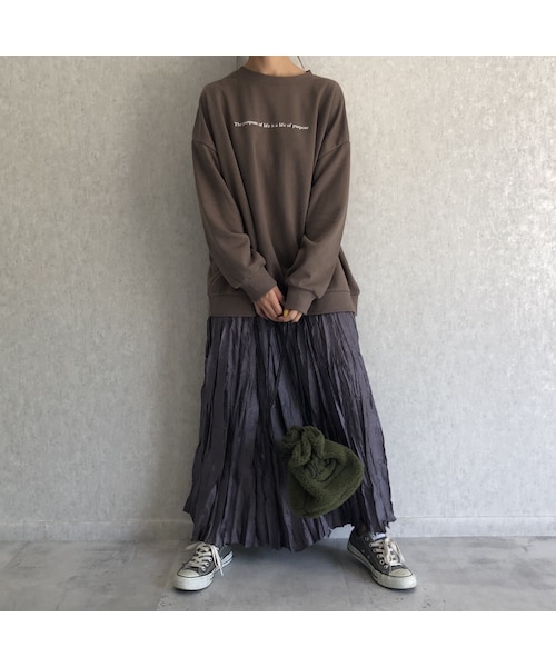 copine（コピン）の「再々入荷！ゆるっとオーバーサイズ！バックプリントスウェット(3color)【クリックポスト対象商品】（スウェット・レディース・その他）」の7枚目の写真