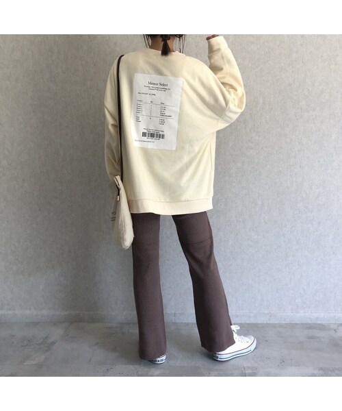 copine(コピン)の「再入荷!美シルエット裾スリットデザイン!フレアニットリブパンツ(3color)【クリックポスト対象商品】(その他パンツ・レディース・その他)」の12枚目の写真