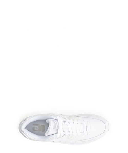 NIKE（ナイキ）の「Nike 'Air Max 90' Leather Sneaker (Men)（スニーカー・White/ White・12.5 M/8 M/12 M/15 M/10.5 M/11.5 M/9 M/14 M/11 M/10 M）」の2枚目の写真
