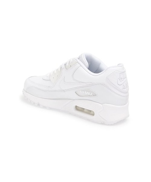 NIKE（ナイキ）の「Nike 'Air Max 90' Leather Sneaker (Men)（スニーカー・White/ White・12.5 M/8 M/12 M/15 M/10.5 M/11.5 M/9 M/14 M/11 M/10 M）」の4枚目の写真