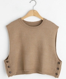 DHOLIC | サイドボタンベスト(ベスト)