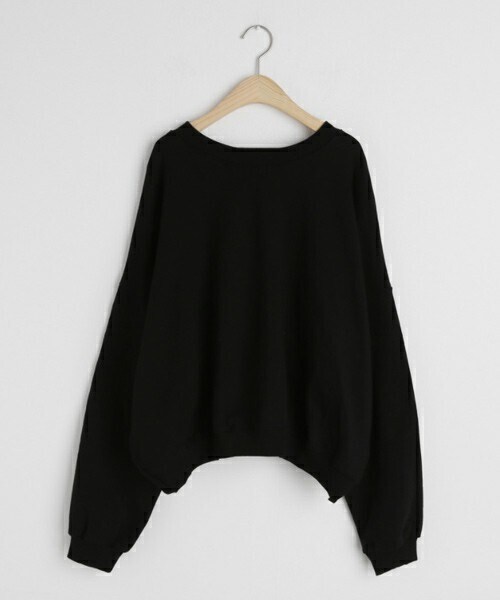 DHOLIC（ディーホリック）の「バッククロススウェット（スウェット・レディース・ベージュ/ブラック/グリーン・FREE）」の2枚目の写真