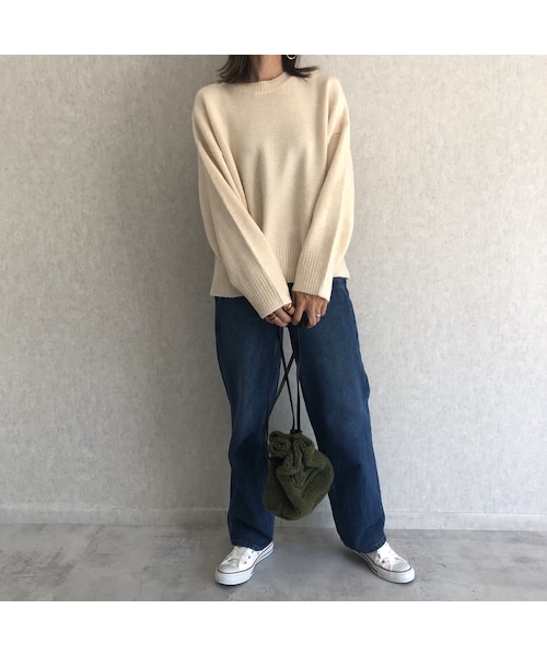 copine(コピン)の「着回し力抜群!肩掛けニット付きシンプルニット(3color)(ニット/セーター・レディース・その他)」の7枚目の写真