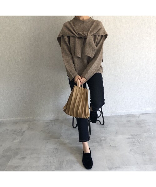 copine(コピン)の「着回し力抜群!肩掛けニット付きシンプルニット(3color)(ニット/セーター・レディース・その他)」の13枚目の写真