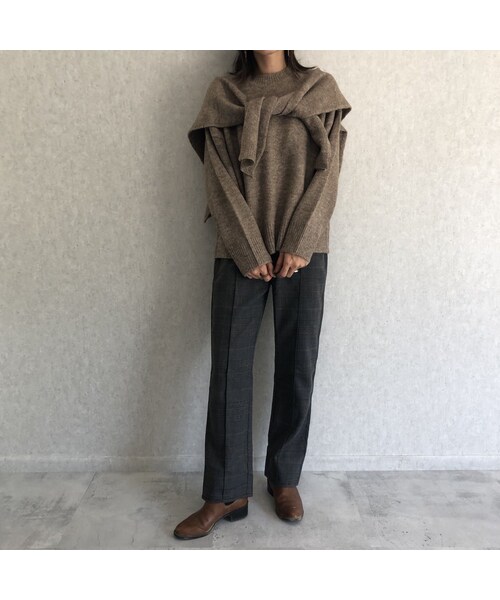 copine(コピン)の「着回し力抜群!肩掛けニット付きシンプルニット(3color)(ニット/セーター・レディース・その他)」の10枚目の写真