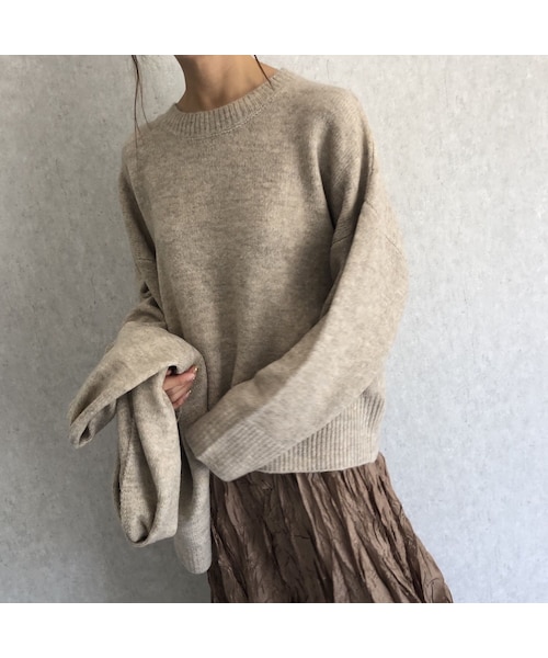 copine(コピン)の「着回し力抜群!肩掛けニット付きシンプルニット(3color)(ニット/セーター・レディース・その他)」の6枚目の写真