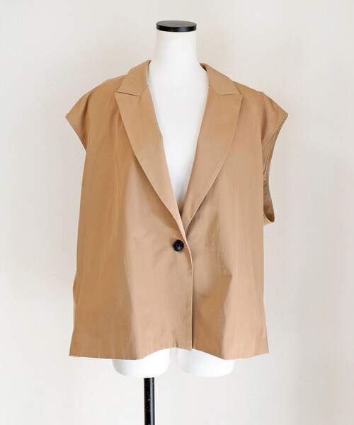 no brand（ノーブランド）の「バックタックスリーブレスナイロンJK（ナイロンジャケット・レディース・その他）」の10枚目の写真