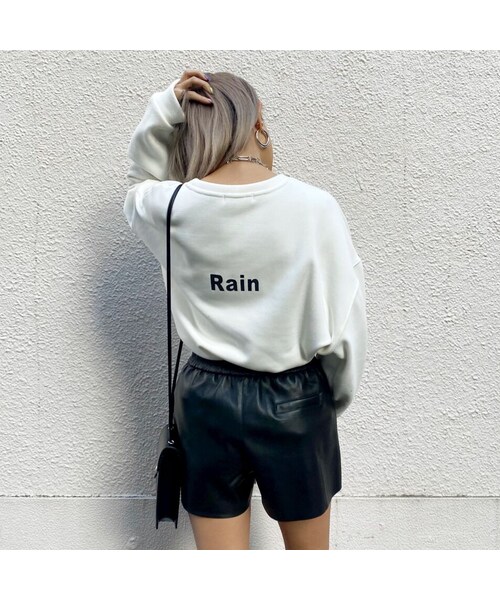 no brand（ノーブランド）の「FAKEレザーボクサーパンツ｢button｣ #3021（その他パンツ・レディース・その他）」の3枚目の写真