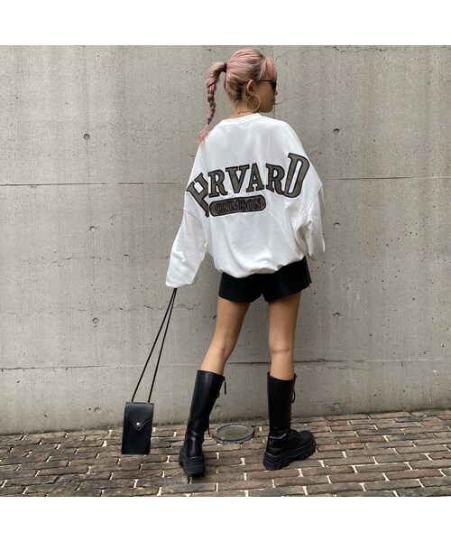 no brand（ノーブランド）の「ミニ裏BIGSW｢harvard｣#6029（スウェット・レディース・その他）」の5枚目の写真