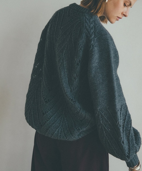 CLANE（クラネ）の「オープンワークケーブルニット（）」 - WEAR