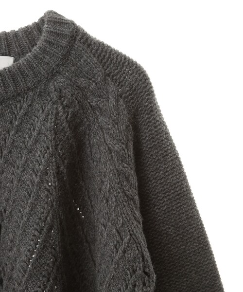 CLANE（クラネ）の「オープンワークケーブルニット（）」 - WEAR