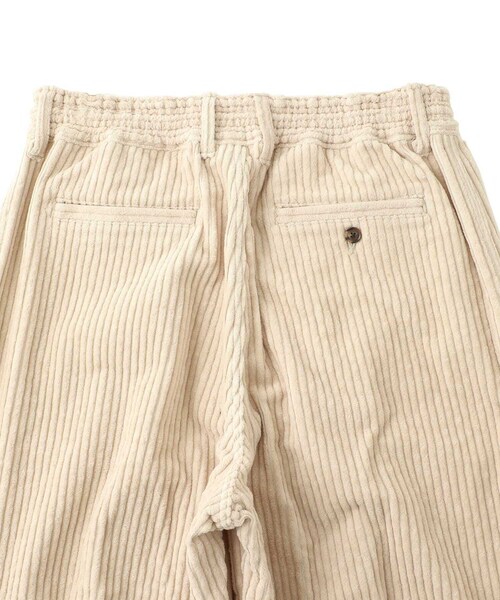 FACCIES(ファチーズ)の「CORDUROY HEAVY WIDE PANTS(パンツ・メンズ・IVORY/BLACK・1/2)」の19枚目の写真