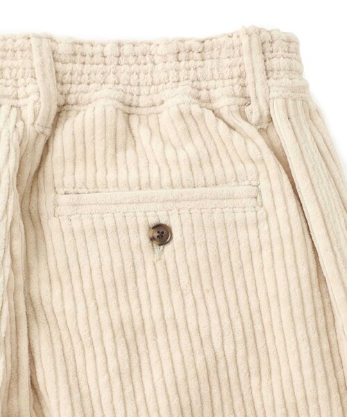 FACCIES(ファチーズ)の「CORDUROY HEAVY WIDE PANTS(パンツ・メンズ・IVORY/BLACK・1/2)」の20枚目の写真