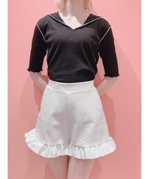 lilLilly | レザーフリルショートパンツ(パンツ)