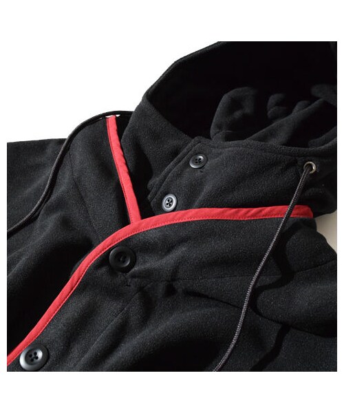 ALDIES（アールディーズ）の「Fleece Military Coat(Black)（ダウンジャケット/コート・その他）」の3枚目の写真