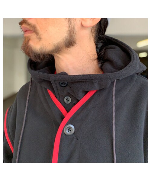 ALDIES（アールディーズ）の「Fleece Military Coat(Black)（ダウンジャケット/コート・その他）」の12枚目の写真