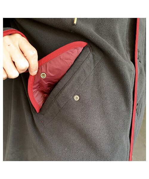 ALDIES（アールディーズ）の「Fleece Military Coat(Black)（ダウンジャケット/コート・その他）」の14枚目の写真