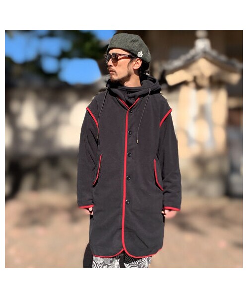 ALDIES（アールディーズ）の「Fleece Military Coat(Black)（ダウンジャケット/コート・その他）」の9枚目の写真