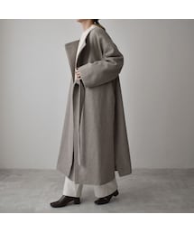 Lavish gate ラヴィッシュゲート ウールガウンコート ベルト付き Lavish Gate（ラヴィッシュゲート）の「12月下旬〜1月上旬入荷分