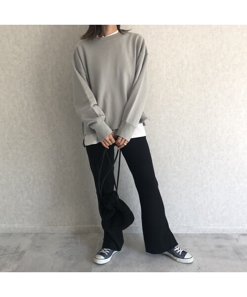 copine(コピン)の「大人気シリーズサイドジッパーデザイン!バックプリントスウェット(3color)【クリックポスト対象商品】(スウェット・レディース・その他)」の9枚目の写真