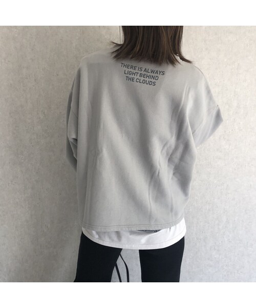 copine(コピン)の「大人気シリーズサイドジッパーデザイン!バックプリントスウェット(3color)【クリックポスト対象商品】(スウェット・レディース・その他)」の8枚目の写真