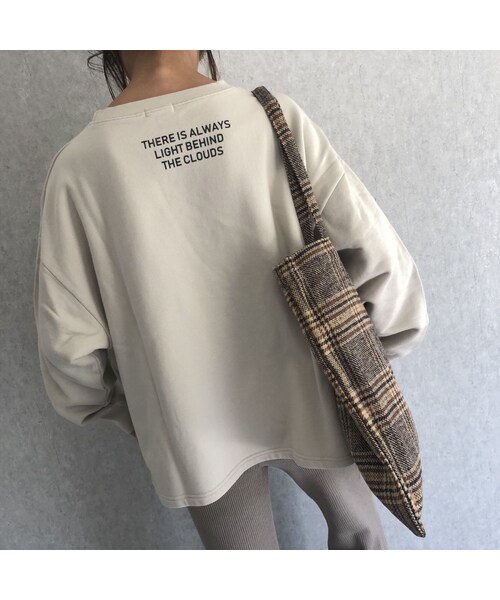 copine(コピン)の「大人気シリーズサイドジッパーデザイン!バックプリントスウェット(3color)【クリックポスト対象商品】(スウェット・レディース・その他)」の10枚目の写真