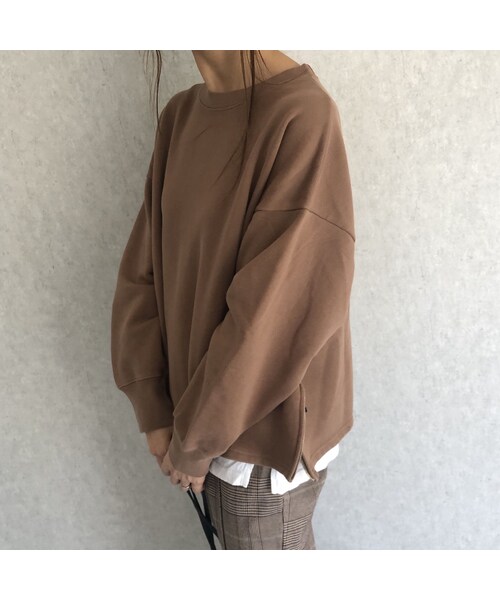 copine(コピン)の「大人気シリーズサイドジッパーデザイン!バックプリントスウェット(3color)【クリックポスト対象商品】(スウェット・レディース・その他)」の3枚目の写真