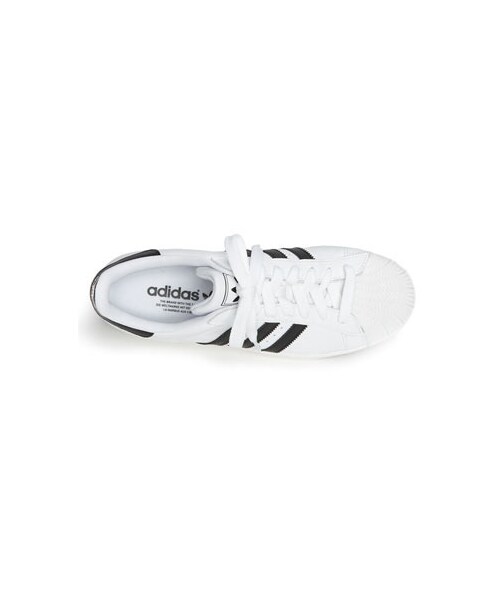 adidas（アディダス）の「adidas 'Superstar II' Sneaker (Men) (Online Only)（スニーカー・White/ Black/White/ White・9.5 M/10 M/8 M/10.5 M）」の4枚目の写真
