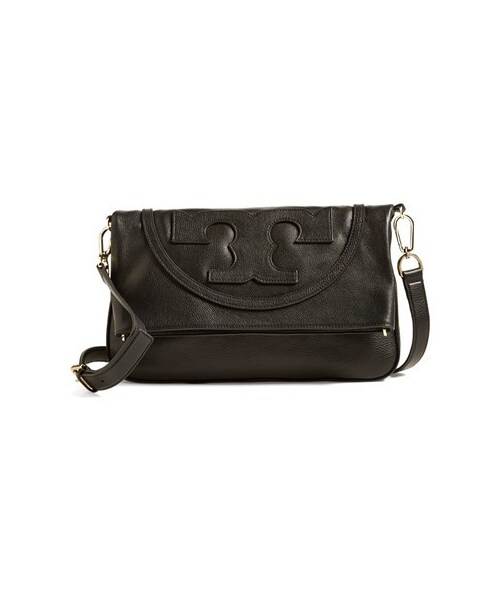 TORY BURCH（トリーバーチ）の「Tory Burch 'All T Suki' Leather Crossbody Bag（クラッチバッグ・Black）」の3枚目の写真