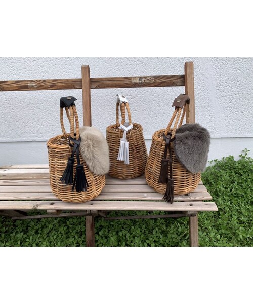 MAYSON GREY  かごバッグ バスケット  新品　タグ付 ちどり産業 バスケット かご ピクニックバスケット ショッピング