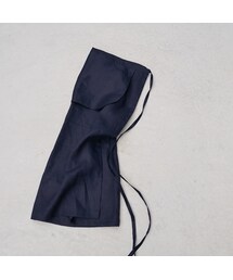 pocket wrap skirt -mid night blue-