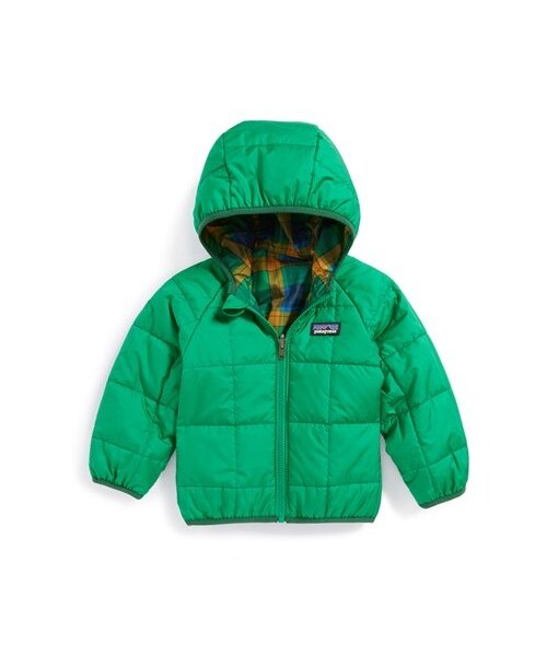 patagonia（パタゴニア）の「Patagonia Reversible Hooded Jacket (Infant)（ジャケット/アウター・キッズ・Tumble Green・Infant 18M）」の2枚目の写真