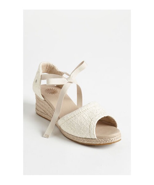 UGG（アグ）の「UGG® Australia 'Delmar' Sandal（サンダル・Black/Natural・10 M/6.5 M）」の3枚目の写真