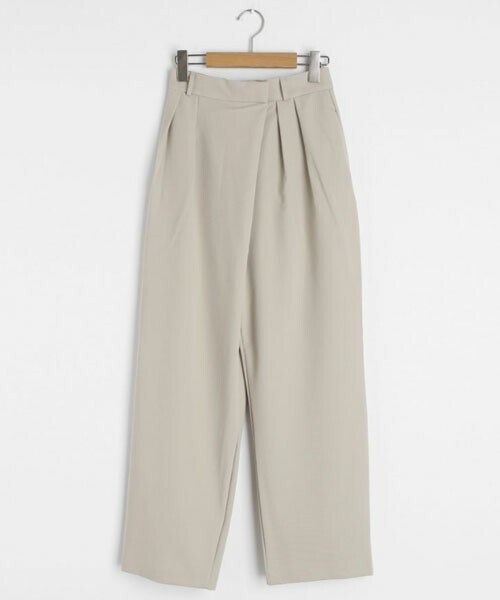 DHOLIC（ディーホリック）の「ダイアゴナルワイドパンツ（その他パンツ・レディース・ブラウン/オレンジ/ブラック/ベージュ・FREE）」の3枚目の写真