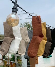 DHOLIC STYLE | [mayblue]9COLORSクルーソックス(ソックス/靴下)