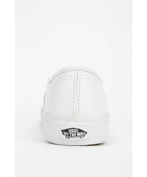 VANS（バンズ）の「Vans Authentic White Leather Women‘s Low-Top Sneaker（スニーカー・レディース・WHITE・8/7/9/6/10）」の4枚目の写真
