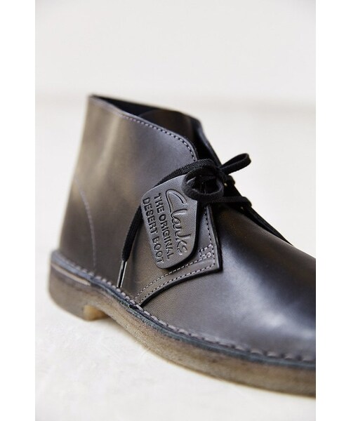Clarks(クラークス)の「Clarks Leather Desert Boot(ブーツ・メンズ・BLACK・10/11/13/10.5/11.5)」の4枚目の写真