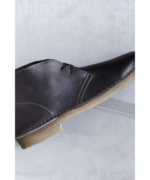 Clarks(クラークス)の「Clarks Leather Desert Boot(ブーツ・メンズ・BLACK・10/11/13/10.5/11.5)」の6枚目の写真