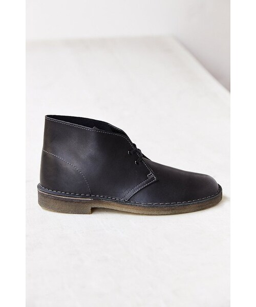 Clarks(クラークス)の「Clarks Leather Desert Boot(ブーツ・メンズ・BLACK・10/11/13/10.5/11.5)」の1枚目の写真