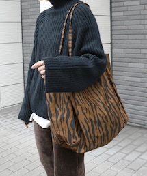 Sheson | アニマル柄ビッグトートバッグ(トートバッグ)