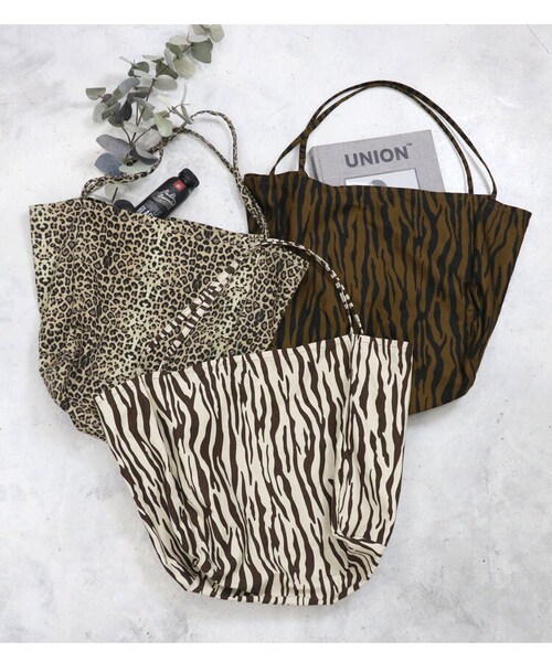 Sheson（シーズン）の「アニマル柄ビッグトートバッグ（トートバッグ・レディース・レオパード/ゼブラブラウン/ゼブラホワイト・FREE）」の9枚目の写真