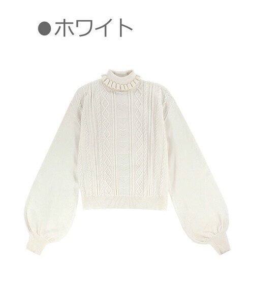 Bobon21（ボボンニジュウイチ）の「肩出しリボンレースアップ